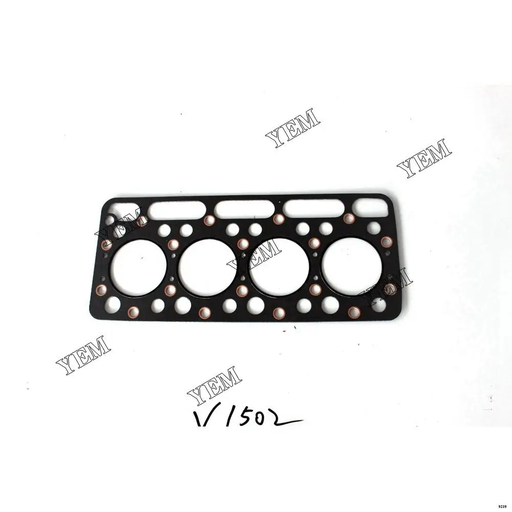 V1502 Head Gasket Kit for Kubota Forklift Excavator & Skid Loader Engine
