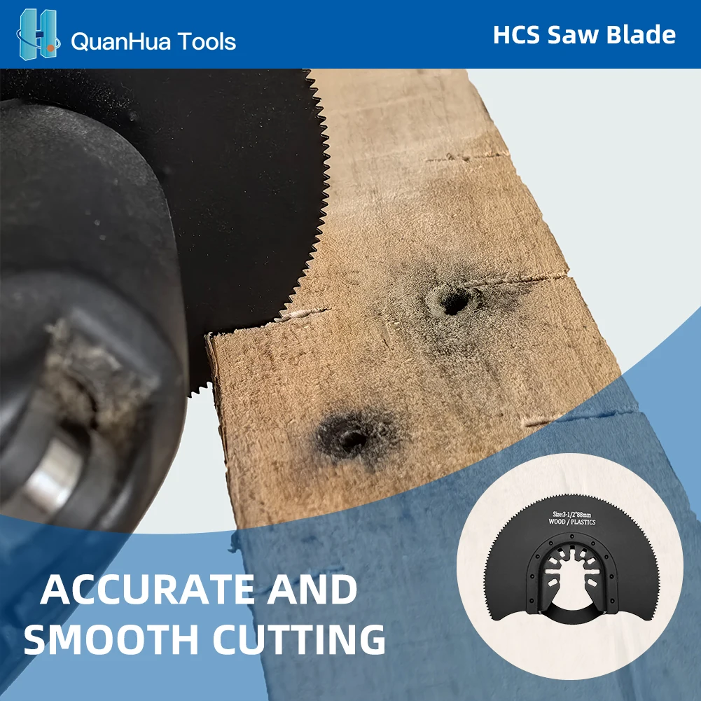 Wholesale Semi Circle Multi Tool Oscillating Blade Wood Plastic Clean Cutting Quick Release Saw Blade