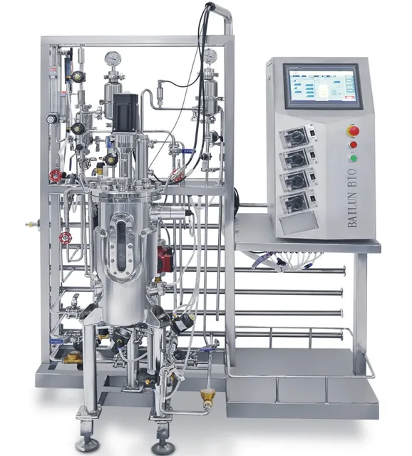 Stainless Steel Bioreactor Fermenter Vessel Magnetically Stirring Biological Fermentation tank Price BLBIO-SCUA