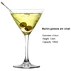 Martini glass small