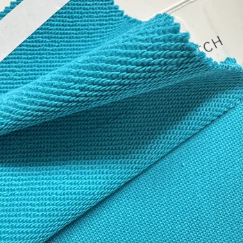 Material Textile Cotton Fabric For Clothing Streetwear Heavyweight 425 Gsm French Terry 100% Cotton Fabric Hoodie