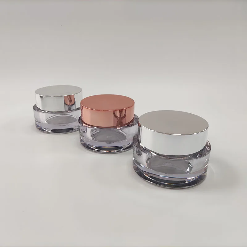 High Quality Thick Wall 50ml PETG Plastic Cream Jar Cosmetic Jar Cosmetic Body Lotion Plastic Jar