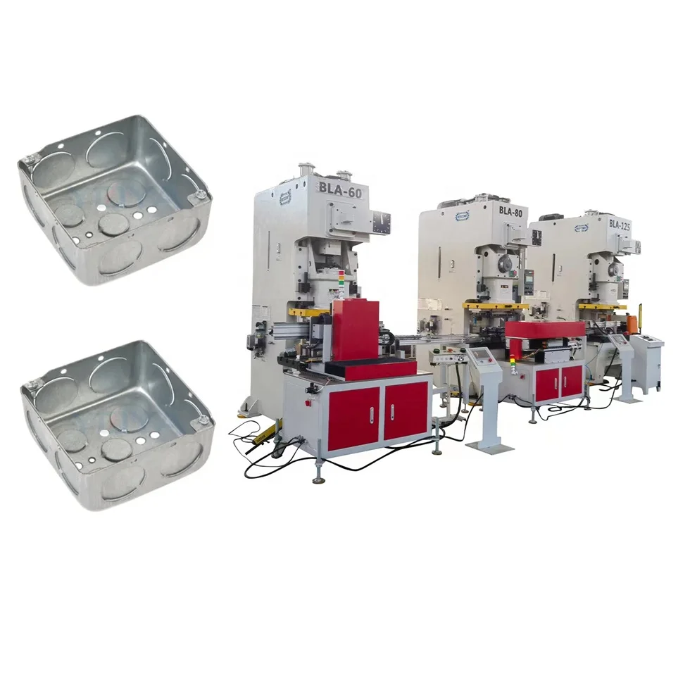 Automatic Electric Modular Junction Box Making Machine CNC Pneumatic Steel Metal Punching Metal Sheet Stamping Machine