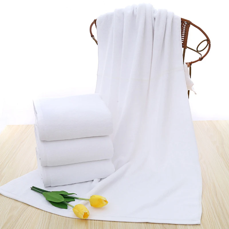 Hesen Custom Color And Size Good Water Absorption Bath Towels White