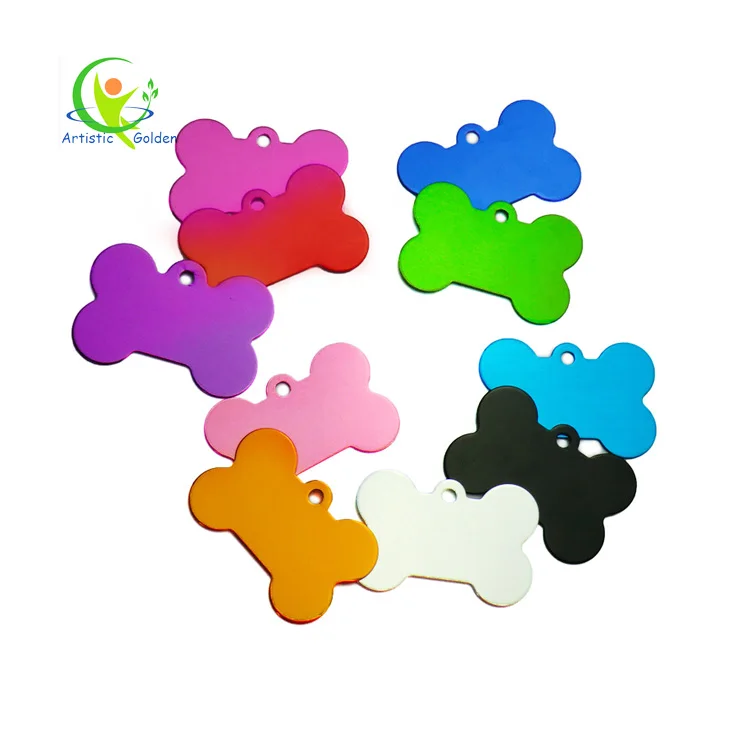 Бирка для собак с гравировкой металлическая алюминиевая нержавеющая сталь на