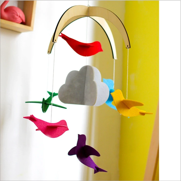 newly arrival baby mobile decor felt animals