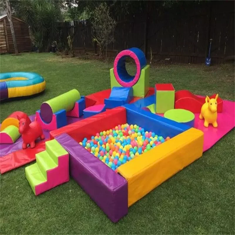 High Quality Customized White Square Kids Ball Pool Pit Colorful Soft ...