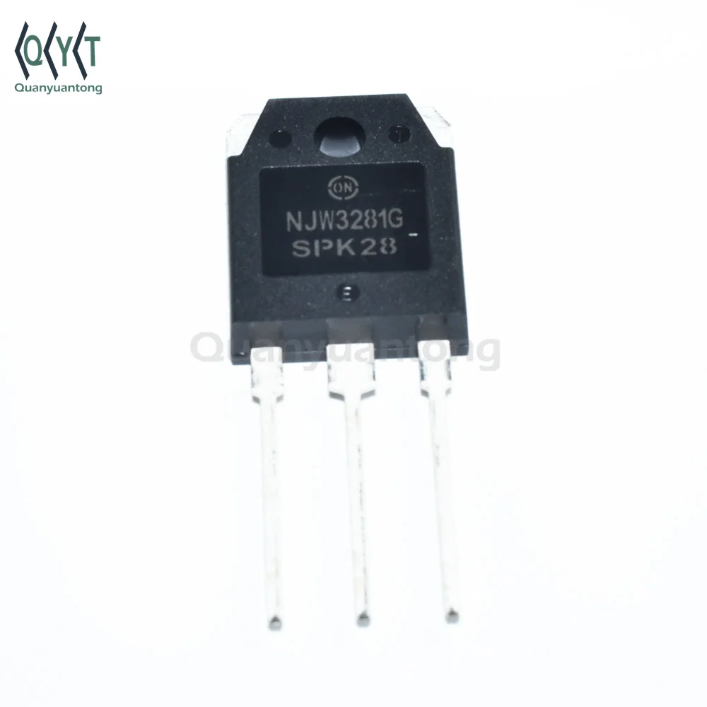 5 Pezzi NJW0281G – Transistor NPN TO-3P 250V 15A | BJT Per Audio Potenza