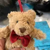 25th Bow tie bear keychain(9cm)