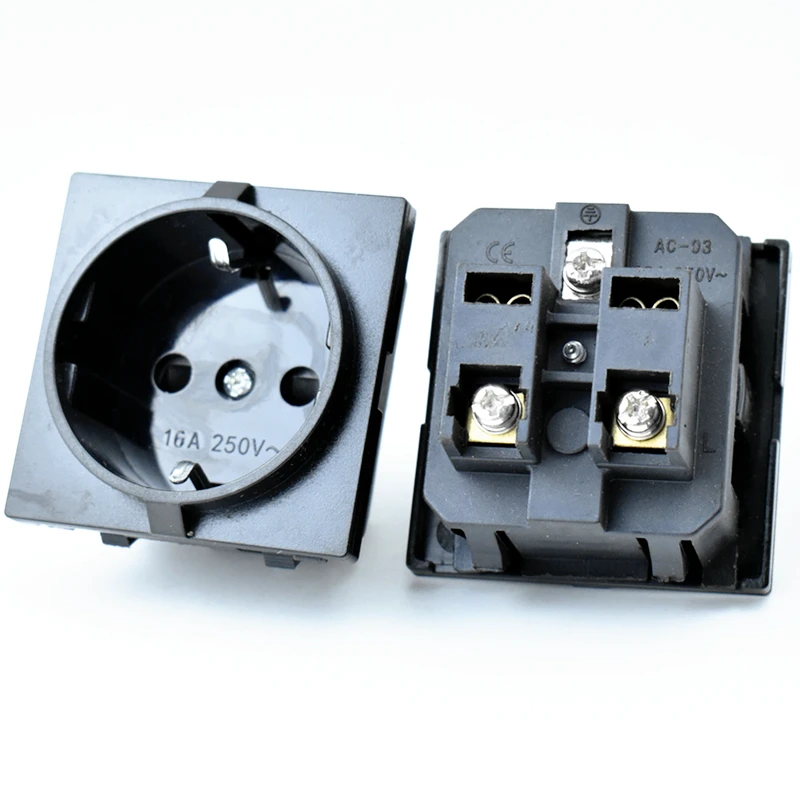 Round German Eu Standard Socket