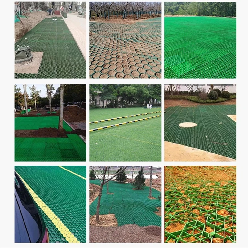 HDPE Reinforced Grass Protection Mats Plastic Grid Pavers for Lawn Gravel Paving
