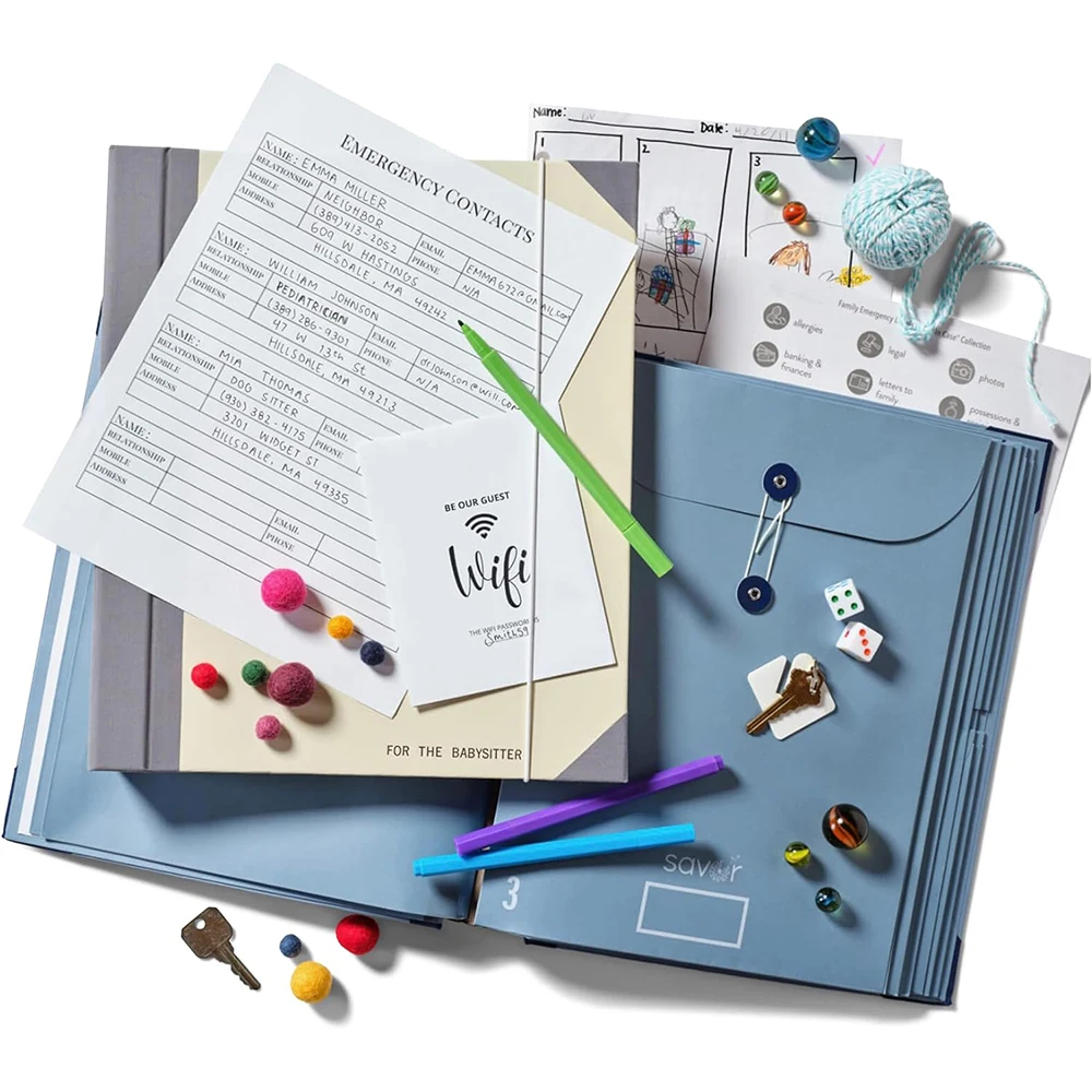Estate What if I Die End of Life in case Go Missing Binder Book Notebook Planner File the Folio Important Document Organizer