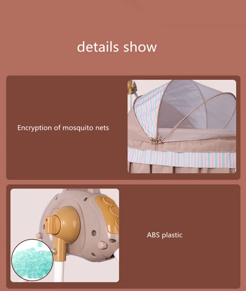 Remote Control Infant Cradle Bed Electric Baby Swing Cribs Cot Buy