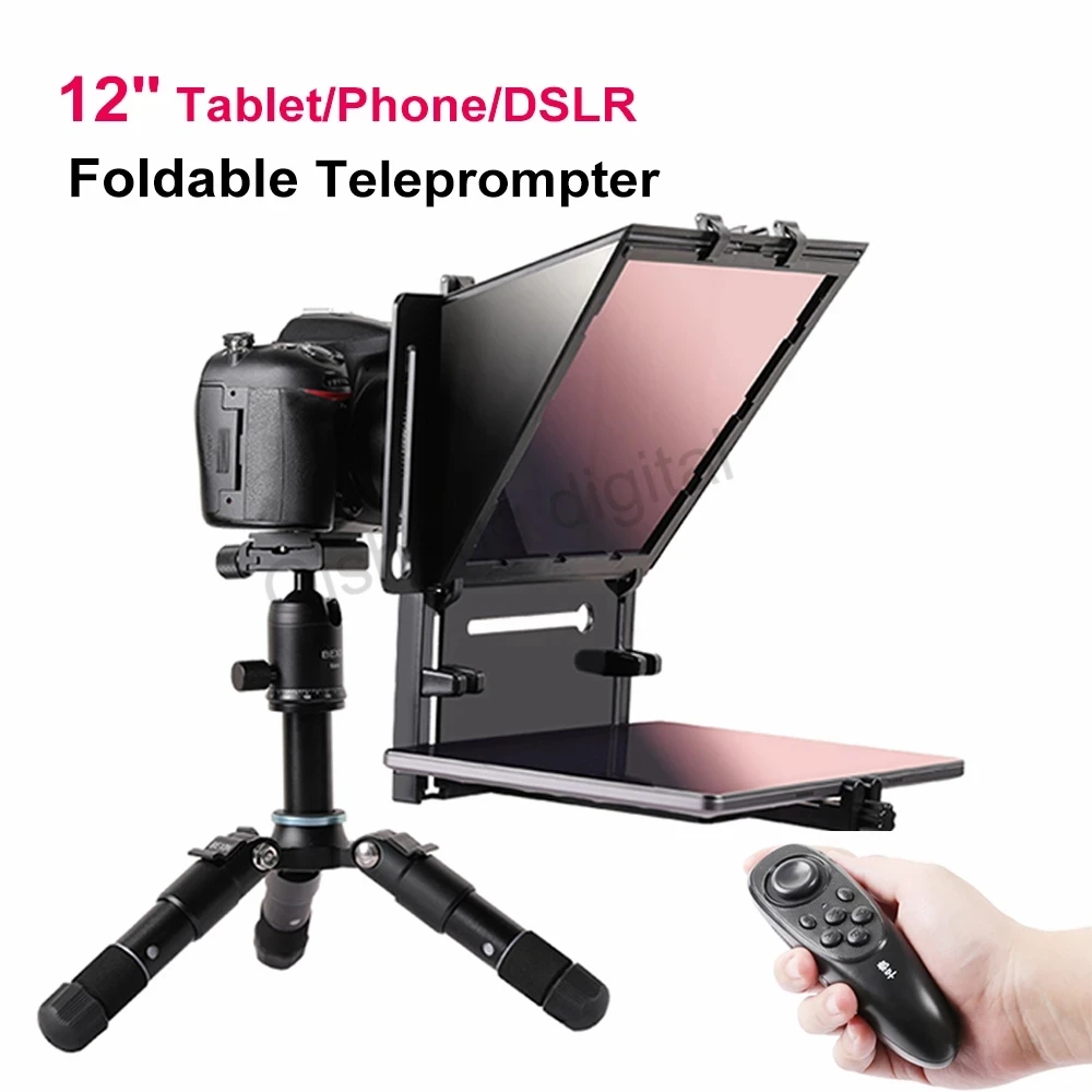 Teleprompter large-screen mobile phone inscription machine shooting live  Qiye camera word prompter tablet inscription device