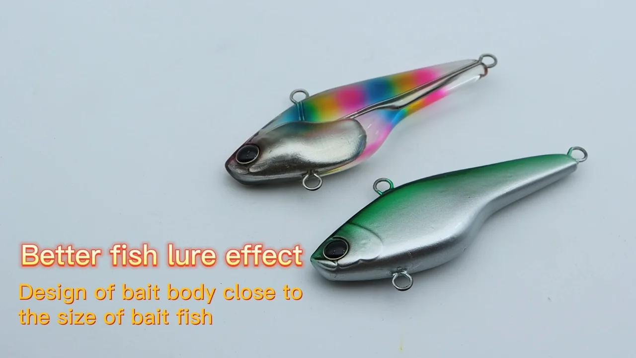 Custom Vibration Fish Bait Fishing Lure Vib Rattled Baits Oem Epoxy