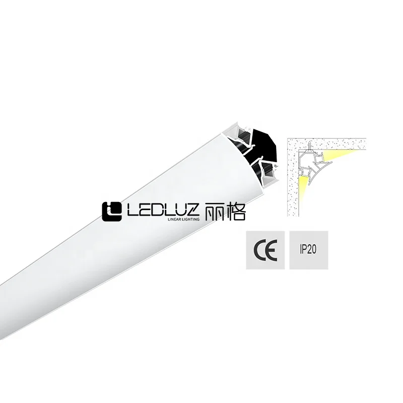 Corner Mounted LED Valance Lighting Channels