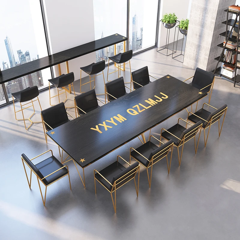 gold conference table