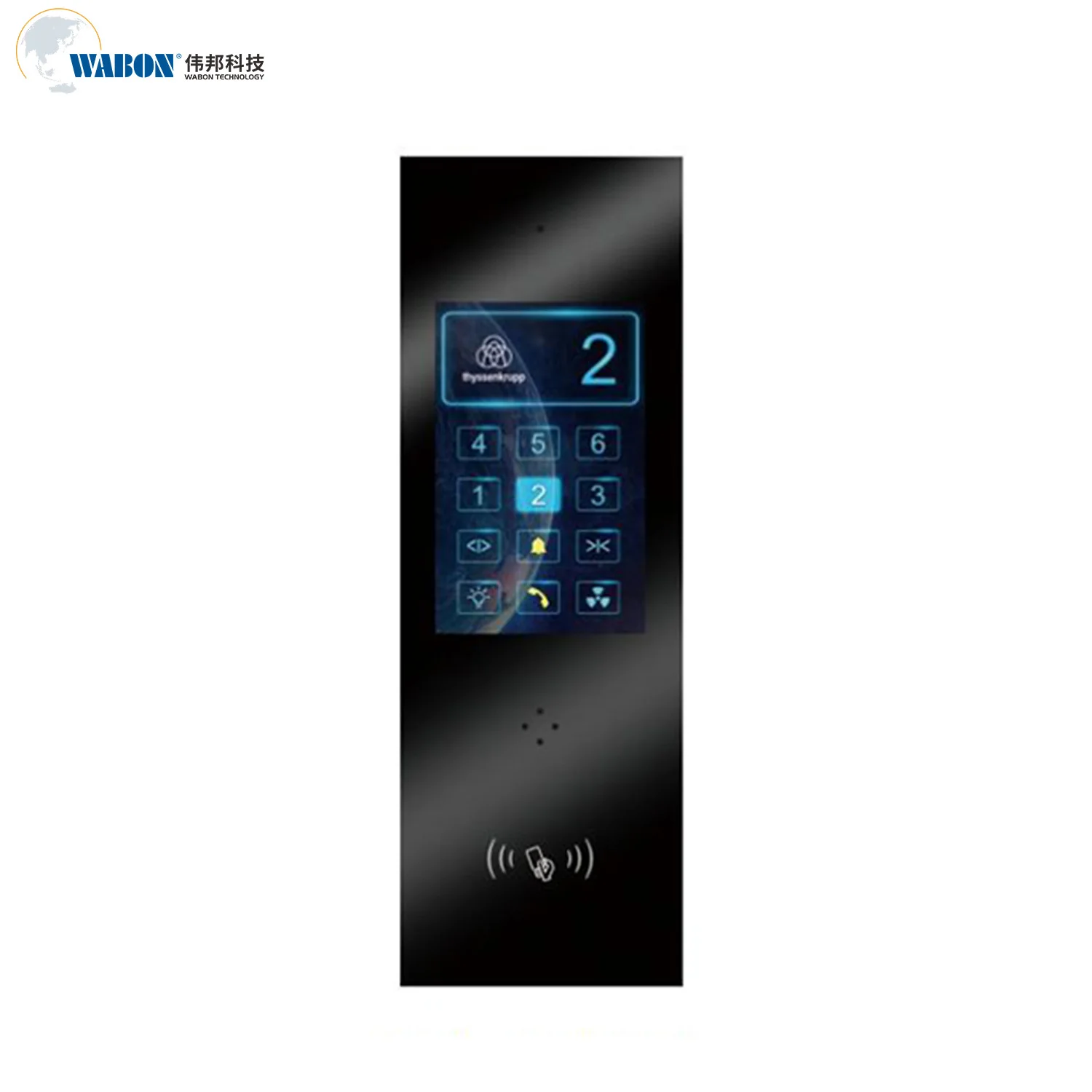 Built in Kone Elevator Car Touch Screen Control Push Button Panel Cop Lop