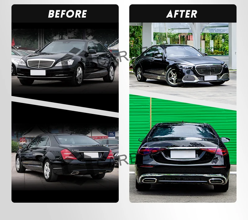 Factory Price Car Body Kit Facelift Bumper 2006-2013 Year W221 Body Kit ...