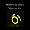 Luce ad anello nero e giallo