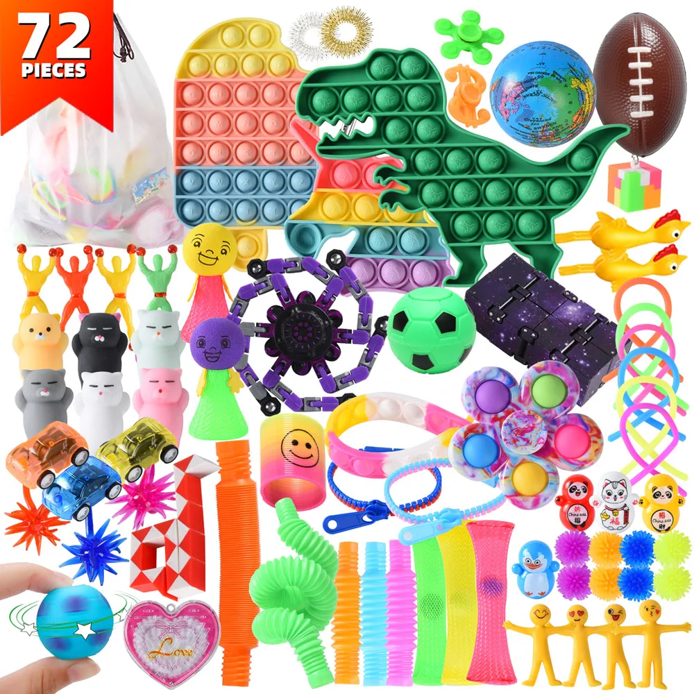 Pt Trending New Fidget Toys 2023 72 Pcs Fidget Toys Pack Party Favors ...