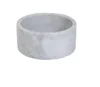 Marmo bianco, diametro 12 cm x altezza 5 cm