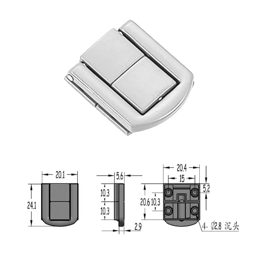 Hot Sale Wood Box Lock Latch Clasp for Jewelry and Cigar Box Fast Delivery