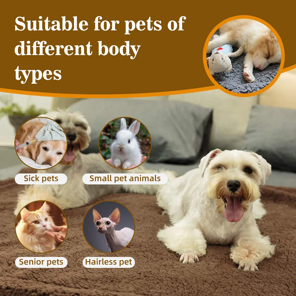 Wholesale Large Durable Dog Blankets Soft Warm Pet Fleece Throw for Sm - product detail 5