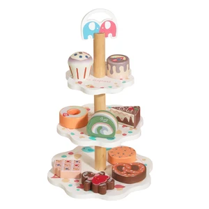 2026 Best-Selling Montessori Educational Kitchen & Food Toys New Arrivals Manufacturer Direct Sale Dessert Holder for Boys Girls