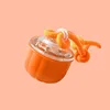 Pumpkin-shaped dog toy ball [Orange]