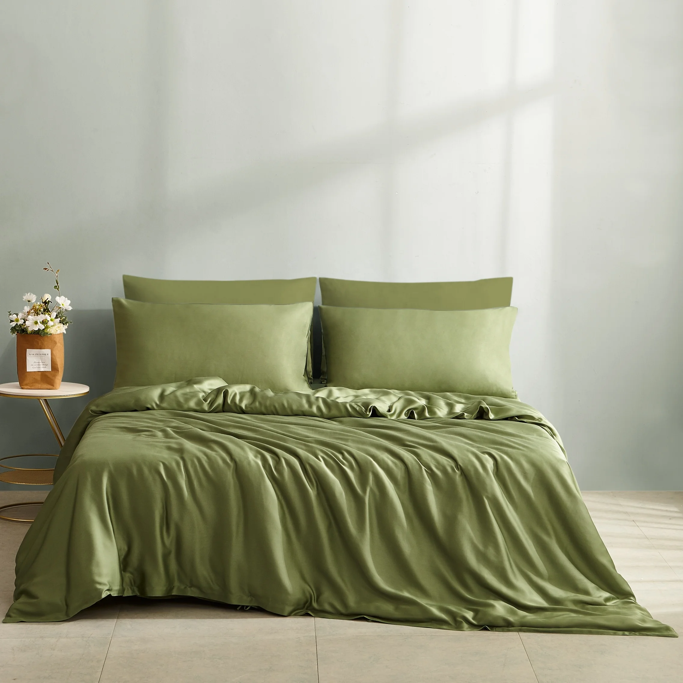 Органический Детский и взрослый бамбуковый Комплект постельного белья, стеганый чехол