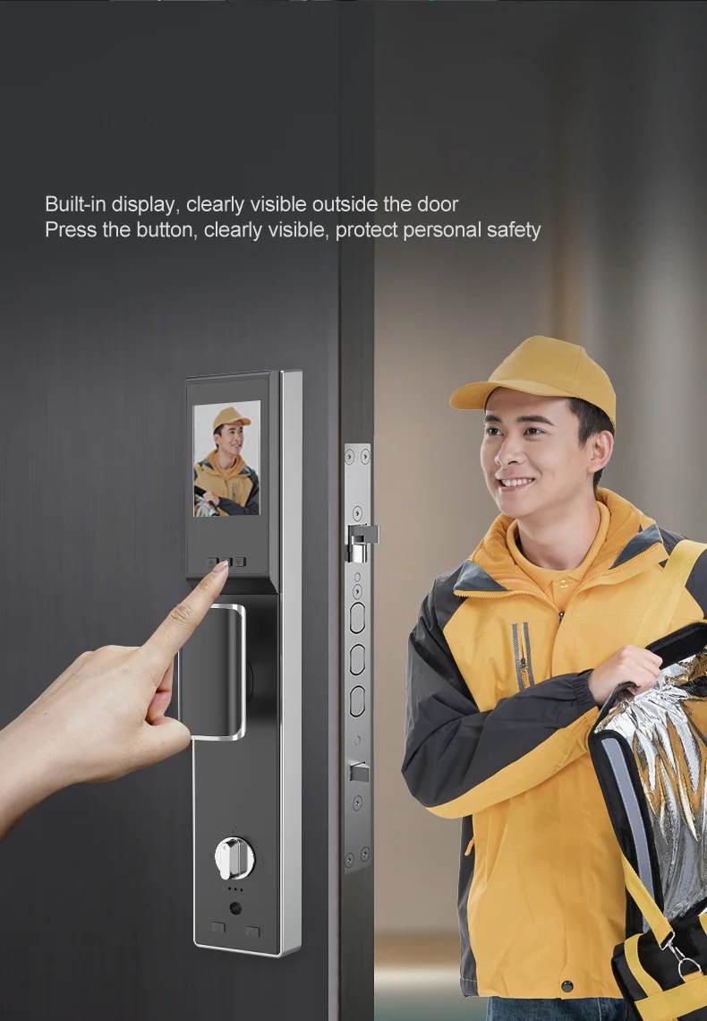 Ttlock App Door Lock With Camera Fully Automatic Electronic Door Lock Wholesale Outdoor Smart