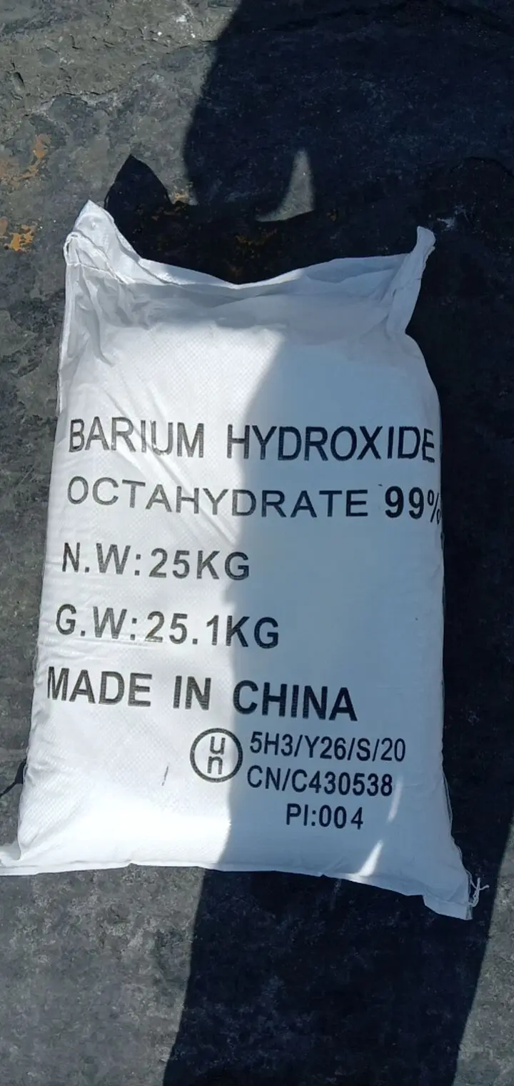 99%min Monohydrate / Octahydrate CAS 22326-55-2 / 12230-71-6 Barium Hydroxide