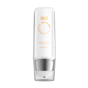 Private Label Organic Anti-Aging All-In-One Foundation SPF 50+++ Face Cream Tinted Moisturizer UVA UVB Protection Sunscreen