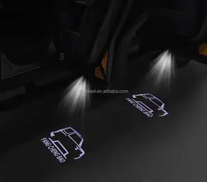 For BYD Equation Leopard 8 Body Kit Door Greeting Light Dedicated Projection Floor Lamp Atmosphere Lamp