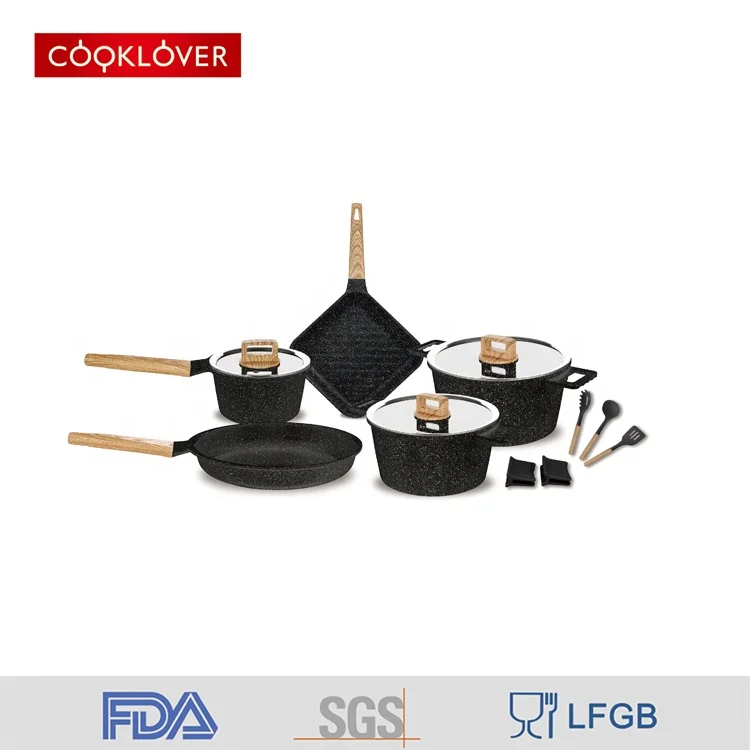 Cooklover 13pcs Aluminum Non Stick Ceramic Coating Induction