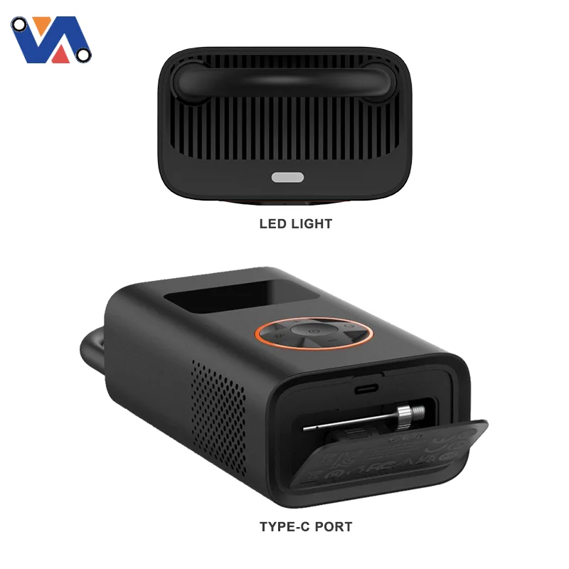batch new image eu stock electric bike pump smart cycling hand fast inflation air compressor light bicycles pump for tire-5