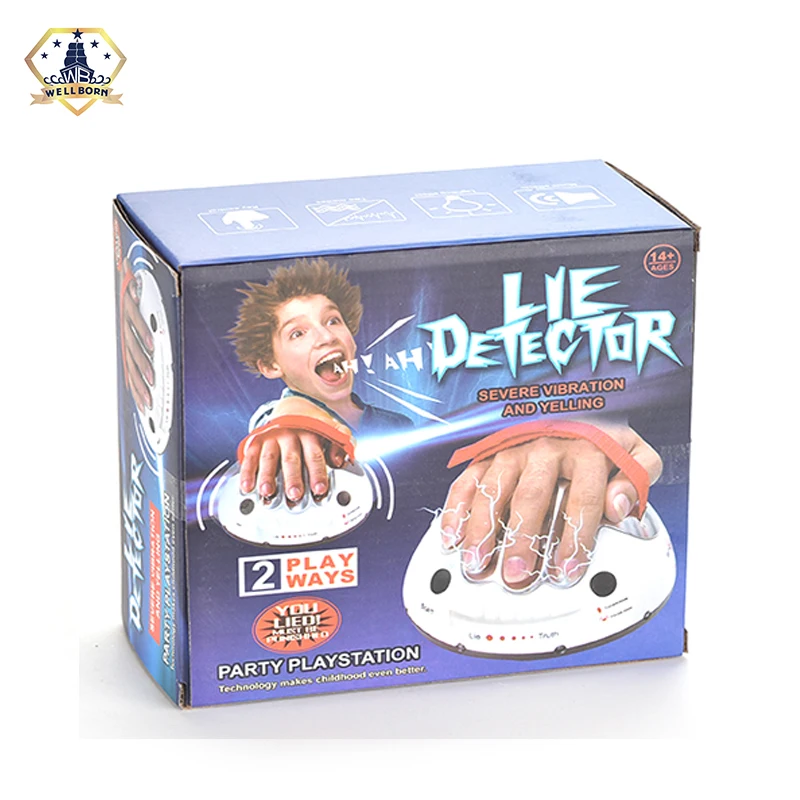Забавная электрическая и невероятно шумная новинка, Полиграф, тест на правду или осмеливание, игрушка-детектор Lie