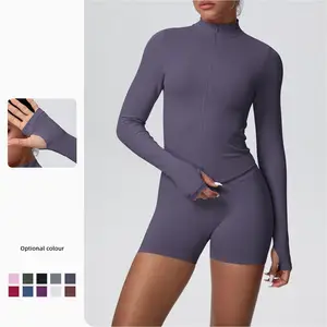 Suit Athleisure Low Moq Wholesale Quick Drying Tracksuit for Women Adjustable Custom Long Sleeves Bike Sports Wear