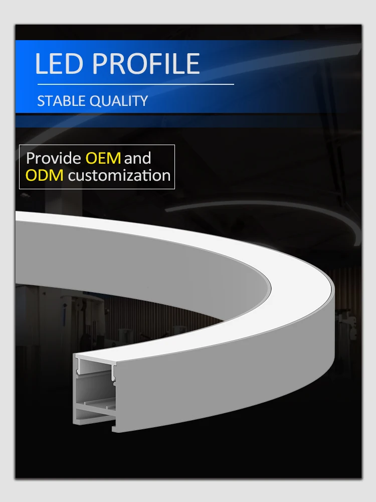 KC Flexible LED Silicon Profile Channel Diffuser for LED Strip