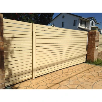 Outdoor House Garden Aluminum Slat Fence Privacy Aluminum Fence