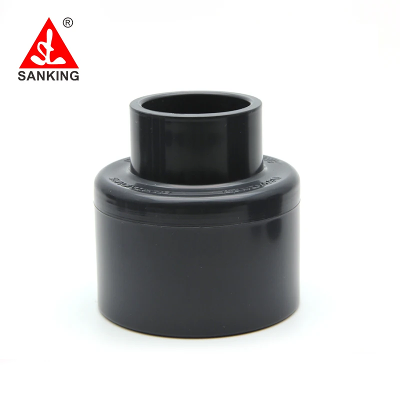 Sanking Upvc Reducing Socket 50*40mm Plastic Water Connection Fittings