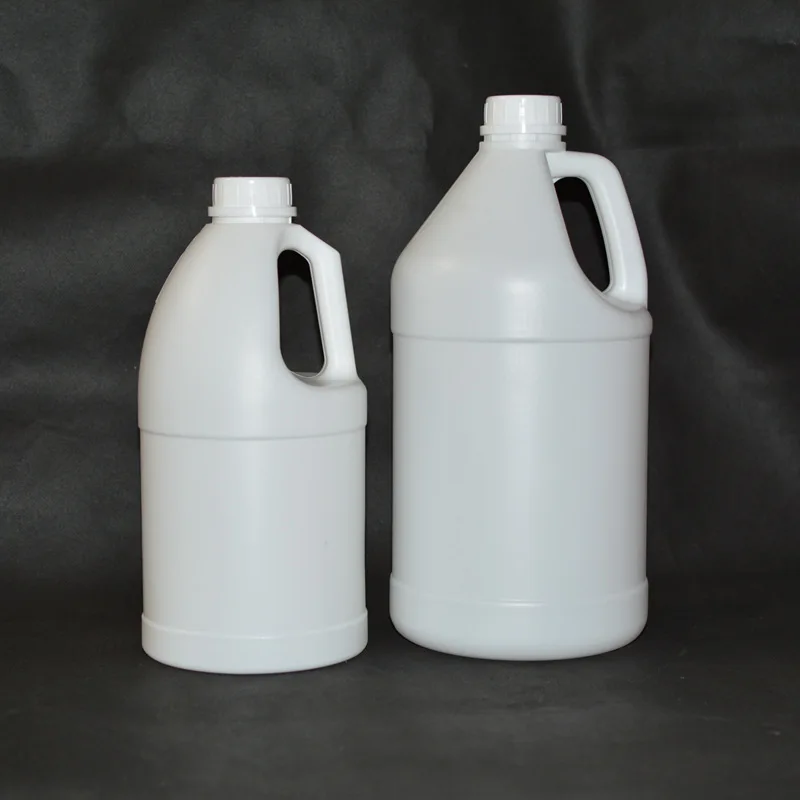 HDPE Laundry Detergent Bottles Washing Liquid Soap Plastic Bottle Round 1L 2L 3L Customize Industrial Clean Liquid Packaging
