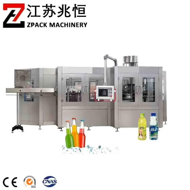 4000 BPH Automatic Sparkling Beverage Carbonated  Juice Soft Drink Carbonation Soda Carbonation Machine