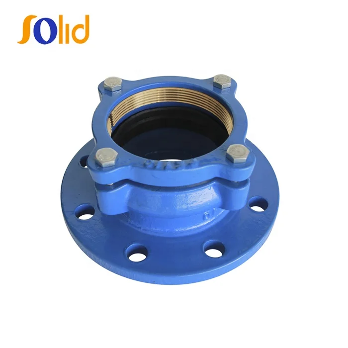 ISO2531,EN545 Ductile Iron DI Restrained Flange Adaptors Coupling for PE Pipe