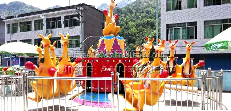 Outdoor Theme Park Playground Amusement Jumping Ride Games Happy Kid Toy Kangaroo Jump Rides