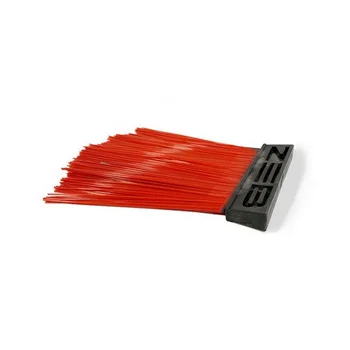 Manufacturer Zoomlion Gutter Broom Block Red Square Brush for Road Cleaning