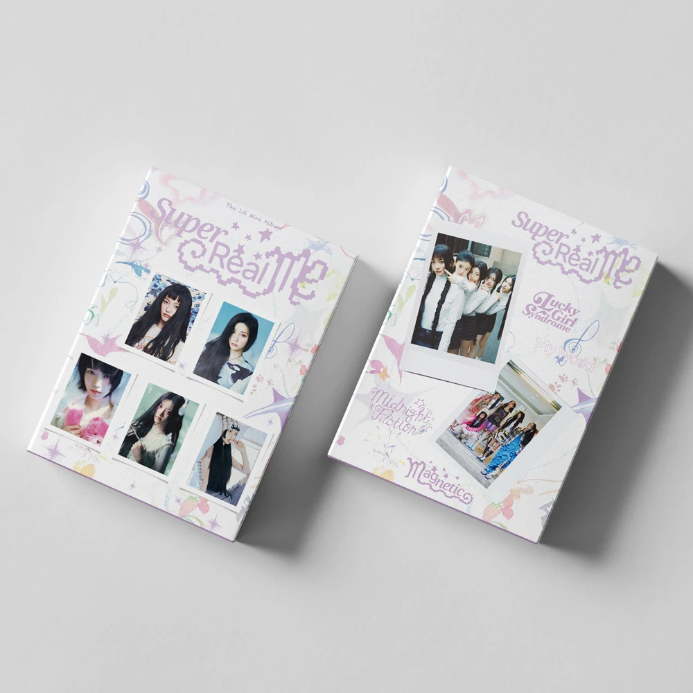 55Pcs KPOP ILLIT Super Real Me Fotokart Albümü - Koleksiyon Hediyesi