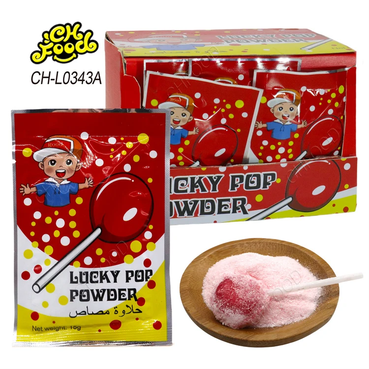 OEM Halal Strawberry Flavor Mini Flat Round Lollipop with Sour Powder Candy Custom Private Label Hard Candy Sweets for Kids