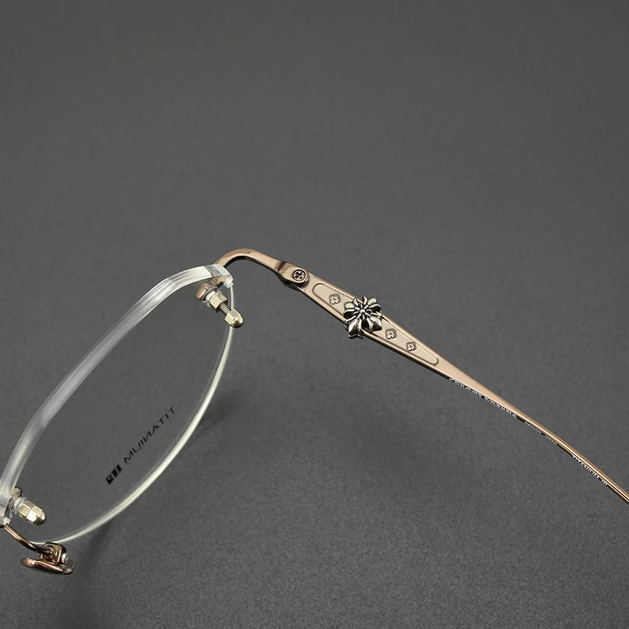 CH5808 High Quality Titanium Rimless Frames Spectacles Optical Eye Glass Glasses for Men and Woman